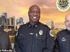 O herói do momento salva um policial britânico que foi atacado pela polícia dos EUA durante as férias em Nashville