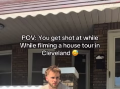 Jovem corretor de imóveis baleado e forçado a fugir enquanto filmava um vídeo de listagem de uma propriedade externa no notório bairro de Cleveland
