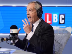 Disputa partidária da BBC após disco da ilha deserta ‘proibir Farage’: líder reformista saiu do programa da Radio 4 para evitar perturbar ativistas vigilantes, afirma a biografia