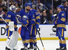 Este momento perfeito do Sabres entre Zach Benson e Jordan Greenaway resume a equipe de Buffalo