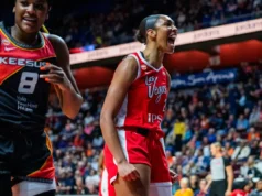 A noite de 45 pontos de A’ja Wilson impulsionou os Ases sobre os Suns