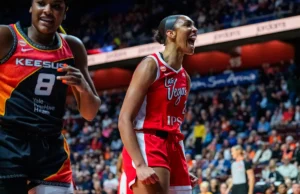 A noite de 45 pontos de A’ja Wilson impulsionou os Ases sobre os Suns