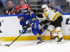 Onde assistir aos playoffs da NHL Buffalo Sabres x Boston Bruins: transmissão ao vivo, horário de início, canal de TV, sexta-feira, 1º de maio