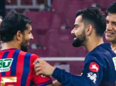 Virat Kohli compartilhou um momento emocionante com o Príncipe Yadav depois que o marcapasso o removeu para um pato