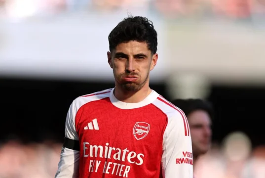 O atacante alemão Kai Havertz está pronto para o último confronto do Arsenal nas semifinais da Liga dos Campeões contra o Atlético de Madrid