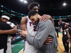 Joel Embiid lidera o 76ers na vitória por 109-100 no jogo 7 sobre o Celtics para completar a recuperação de uma desvantagem de 3-1