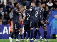 Vinny Jnr marcou dois gols e adiou comemorações do Barcelona