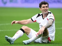 Christian Pulisic está fora do AC Milan devido a uma lesão muscular