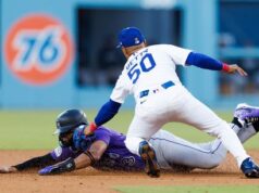 Imagem TST: Dodgers venceram Rockies por 5-3 no Dodger Stadium