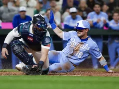 Royals venceu Mariners e Randy Johnson’s Ghosts por 3-2 em 10 entradas