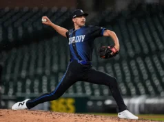 Sem Tarik Scuball, o bullpen secundário dos Tigers foi eliminado em uma derrota no molhado.
