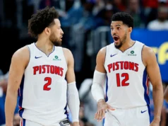 A primeira rodada termina com um duelo no Jogo 7 entre Magic-Pistons e Raptors-Cavaliers.