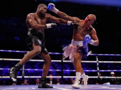 Dubois interrompeu o knockdown e impediu Wardley de ganhar o título dos pesos pesados da WBO.