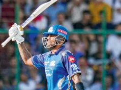 Suryakumar Yadav ultrapassou Kieron Pollard e se tornou o segundo maior artilheiro do MI