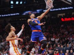 Os Knicks sobreviveram aos Hawks atrás da maior vantagem no intervalo da história dos playoffs da NBA