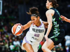 Golden State abriu a temporada com uma vitória sobre o Valkyrie Storm