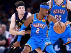 A ascensão de Shai Gilgeous-Alexander está começando a refletir a de seu novo adversário nos playoffs da NBA, LeBron James.