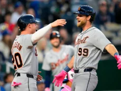 Workman faz jus ao nome do meio com o primeiro home run da carreira enquanto os Tigers vencem os Royals por 6-3 para derrapar