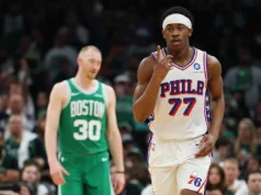 VJ Edgecombe com a primeira vitória do estreante da NBA sobre o Celtics no jogo 7 do Sixers
