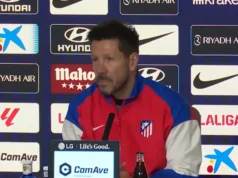 Diego Simeone, técnico do Atlético de Madrid – ‘É difícil melhorar durante a temporada’