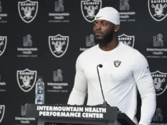 Raiders DE Kieron Crawford está de fora do segundo dia do minicamp de novatos