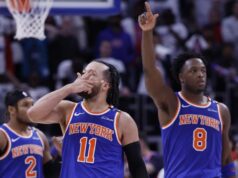 O recente domínio do New York Knicks estabeleceu um novo recorde nos playoffs da NBA