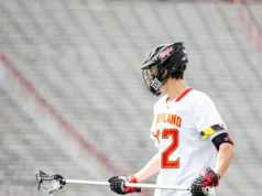 O lacrosse masculino de Maryland, com três sementes, não conseguiu se recuperar, caindo para a Penn State, com duas sementes, por 8 a 6 nas semifinais do Big Ten
