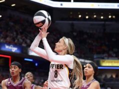 O homem acusado de socar a guarda do Indiana Fever, Sophie Cunningham