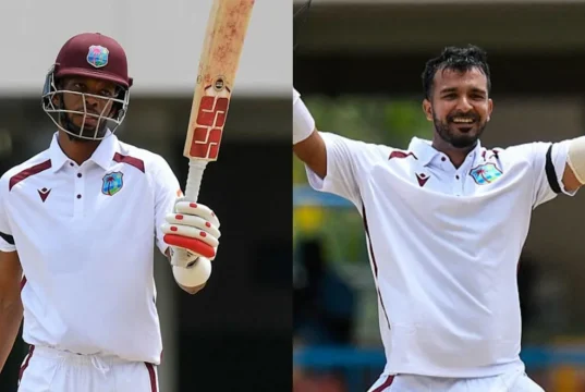 Parceria de 401 corridas: Roston Chase e Amir Jangu quebram recorde mundial com temível bancada de testes contra o Sri Lanka