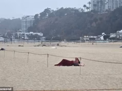 ‘Hollywood by the Sea’, que foi cenário de Baywatch, foi apelidada de ‘Praia do Saco de Dormir’, pois os moradores locais vivem com medo depois de serem inundados por moradores de rua’