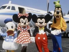 Dê uma olhada no interior do incrível avião ‘Mickey Mouse One’ de Walt Disney enquanto ele é restaurado à sua glória dias após décadas de decadência