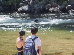 Imagem final assustadora do nadador de 22 anos, arrastado pelas fortes quedas de Yosemite, enquanto uma testemunha descreve a tentativa desesperada de resgatar um homem que estava se afogando na famosa queda de 600 pés do parque nacional