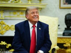 Trump pediu aos republicanos horas depois da disputa de gritos no Irã