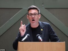 Quentin Letts: O que Burnham está tentando esconder ao proibir seu redator de esboços de seu grande discurso? Talvez seja isso, nada além de ar perfumado atrás das pálpebras…