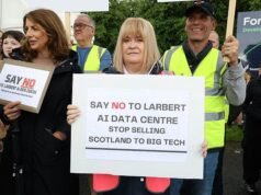Su não! Susan Boyle juntou-se ao protesto contra os planos para um enorme data center de IA perto de sua nova casa
