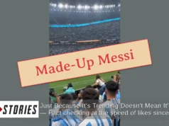Verificação de fatos: vídeo falso mostra torcedor correndo para abraçar Messi na Copa do Mundo – é IA