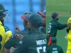 Momento quente! Nahid Rana irrita Josh Inglis com uma despedida violenta durante BAN vs AUS 1st ODI – ASSISTA