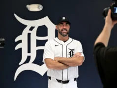 Justin Verlander, do Tigers, gira 5 entradas de shutout no início da reabilitação de Toledo