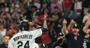 Braden Montgomery dispara home run na estreia na liga principal