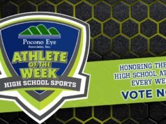 Vote no Atleta do Ano da Pocono Eye Associates para 2025-26