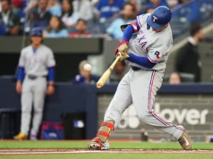 Langford acerta um home run de 3 corridas, Berger e Pederson também se conectam na vitória do Rangers sobre Blue Jays por 6-5