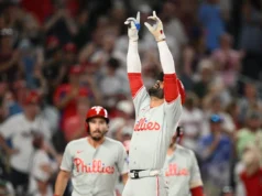 Derek Hill acerta um home run de 2 eliminações e 2 corridas no 9º para liderar os Phillies na ultrapassagem do Nationals por 5-4