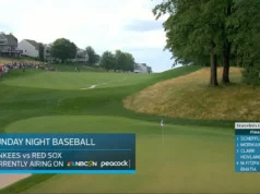 A NBC continua com o Travellers Championship após um atraso climático no Yankees-Red Sox