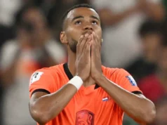 Cody Gakpo passa por um momento emocionante com a seleção holandesa na Copa do Mundo, 2 dias após o anúncio da perda da gravidez do parceiro