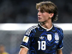 Nico Paz impressionou no início da primeira Copa do Mundo