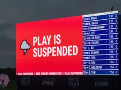 A rodada final do KPMG Women’s PGA Championship foi adiada devido ao clima