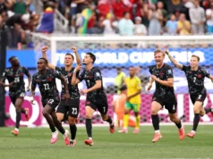 Stephen Eustace também marcou o primeiro gol do Canadá nas oitavas de final da Copa do Mundo