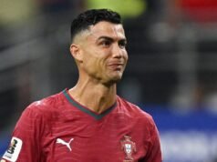 Cristiano Ronaldo começou a chorar depois que Portugal, vencedor da Espanha nos acréscimos, foi eliminado da Copa do Mundo.