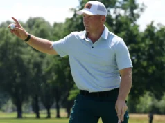 Michael Hollick, da África do Sul, acertou o buraco final para vencer seu primeiro European Tour