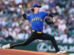 O arremessador dos Mariners, Bryce Miller, lançou um no-hitter na 7ª entrada contra os Angels